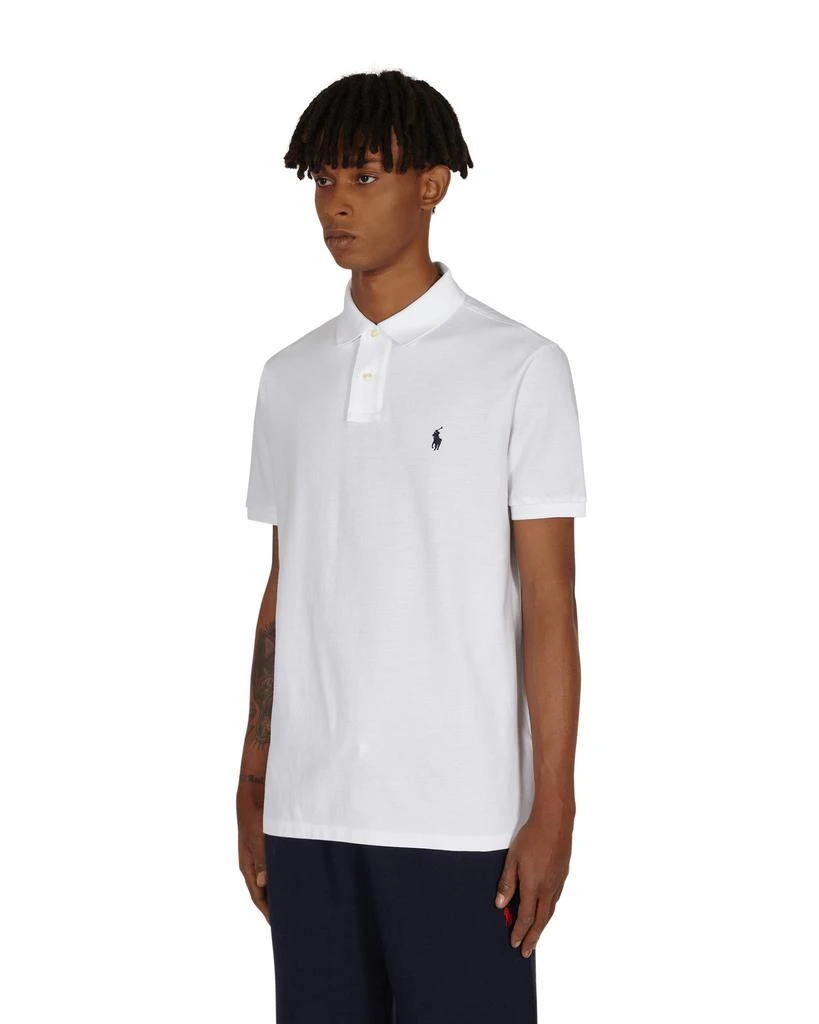 商品Ralph Lauren|Custom Slim Fit Polo Shirt White,价格¥343,第2张图片详细描述