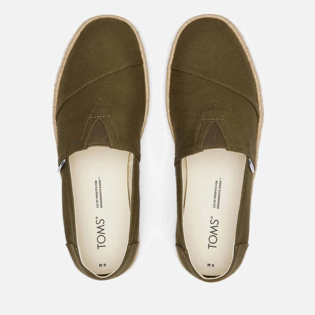 商品TOMS|TOMS Men's Alpargata Rope 2.0 Canvas Espadrilles,价格¥428,第4张图片详细描述