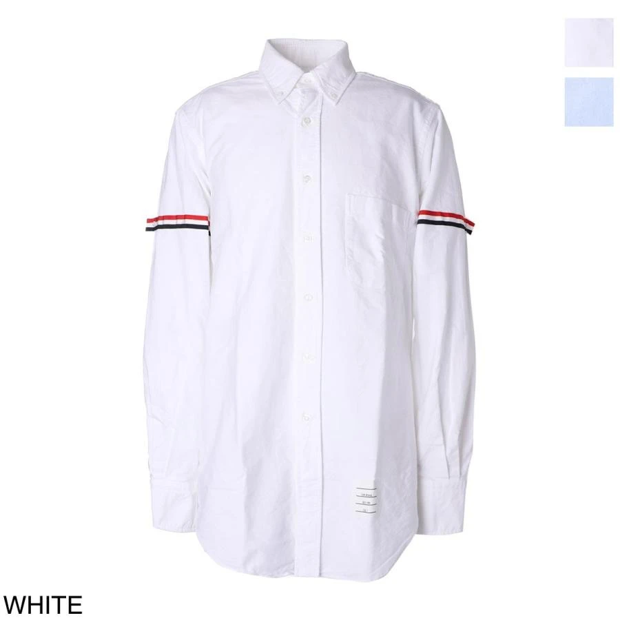 商品Thom Browne|THOM BROWNE 男哑光黑色男士衬衫 MWL150E100,价格¥3114,第1张图片