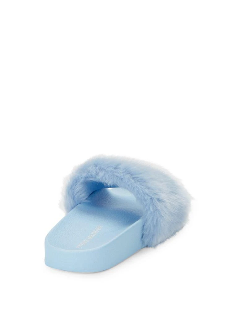 商品Steve Madden|Softey Faux Fur Slip-On Sandals,价格¥97,第3张图片详细描述
