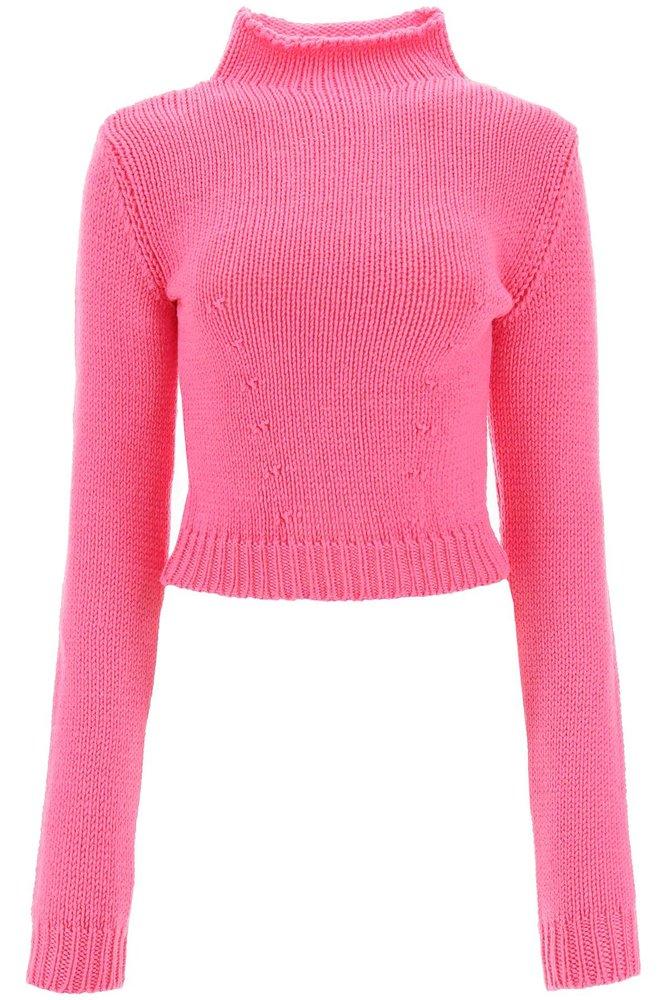 Marni Ribbed-Knit Long-Sleeved Jumper商品第1张图片规格展示