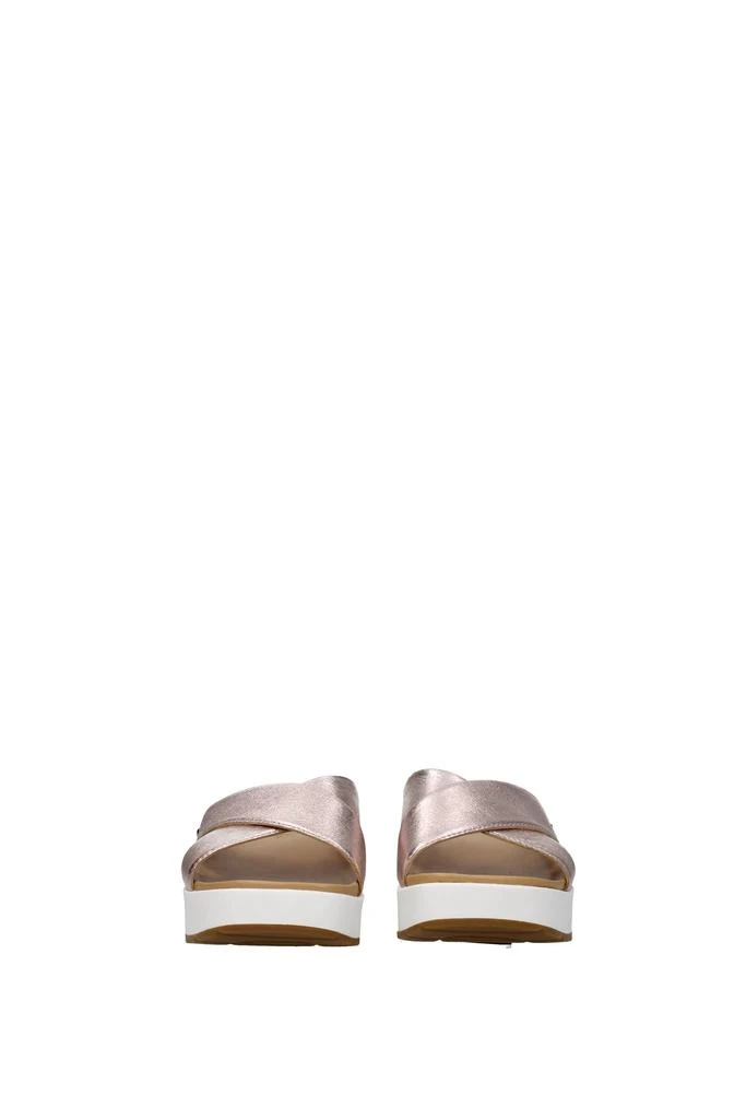 商品UGG|Slippers and clogs emily Leather Pink Metallic Pink,价格¥575,第3张图片详细描述