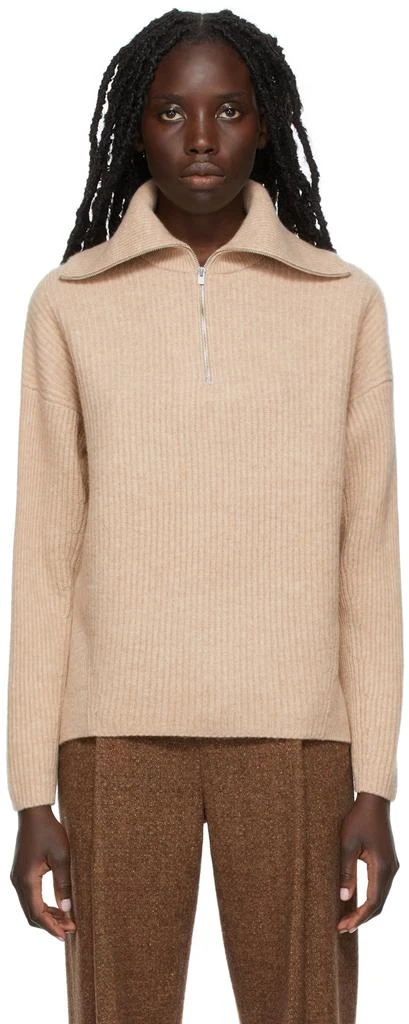 商品Vince|Half Zip Ribbed Sweater,价格¥1122,第1张图片