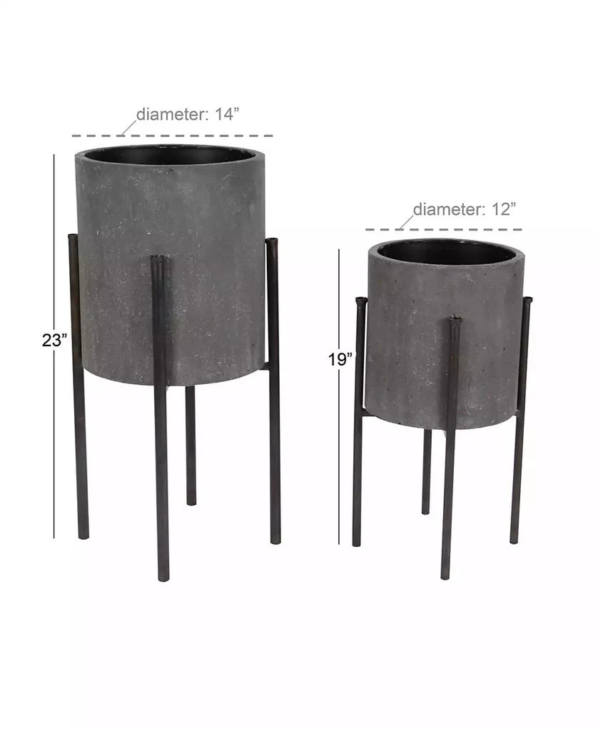 Metal Modern Planter, Set of 2 商品