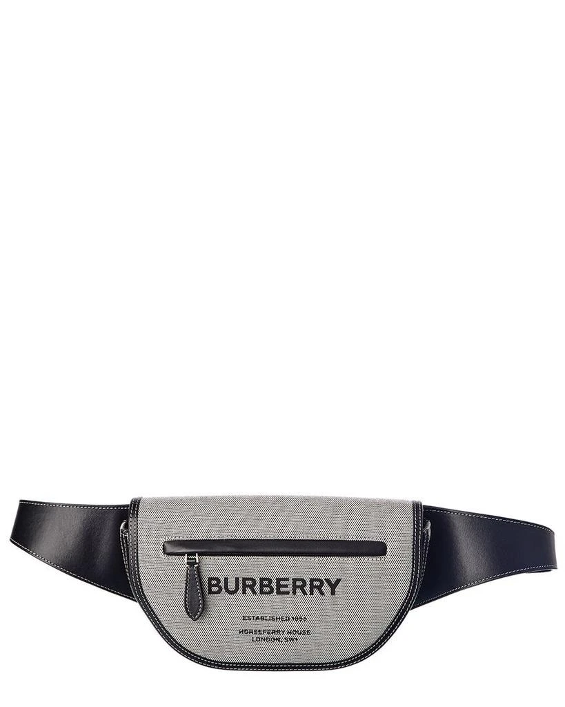 商品Burberry|Burberry Olympia Canvas & Leather Belt Bag,价格¥7982,第1张图片