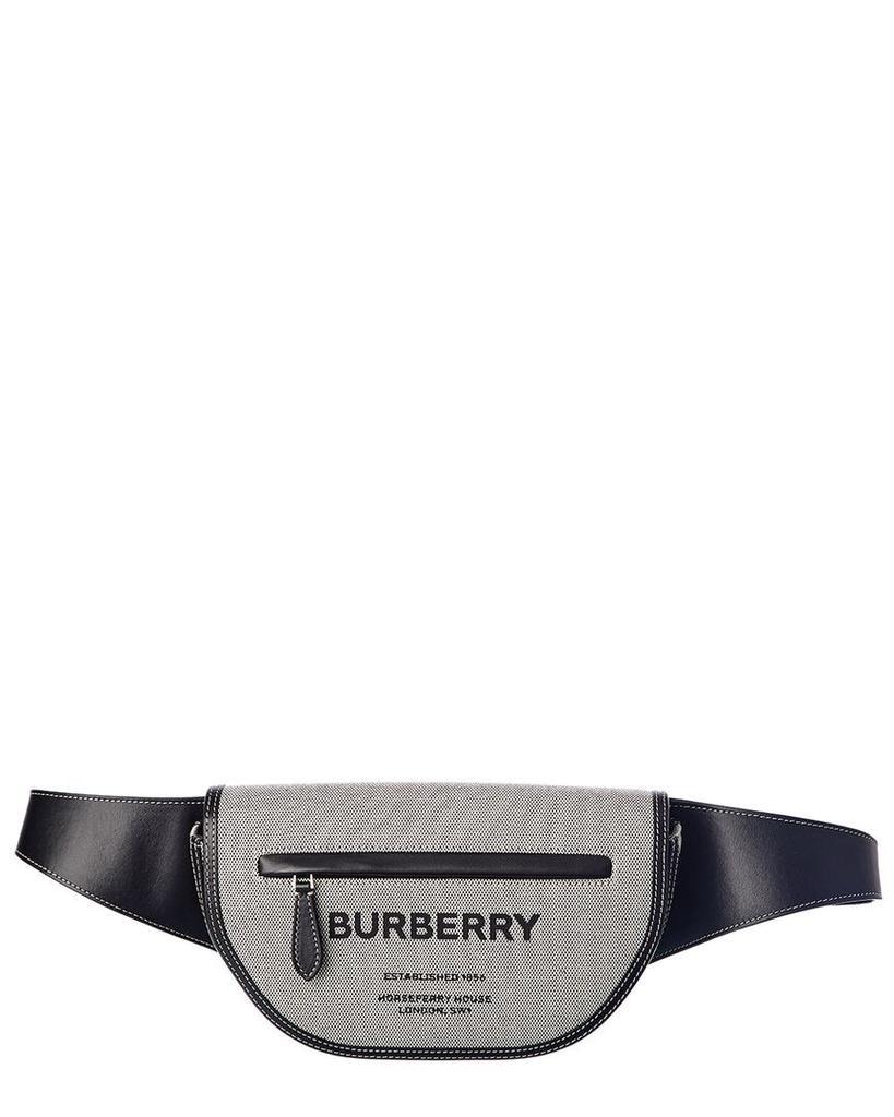 商品Burberry|Burberry Olympia Canvas & Leather Belt Bag,价格¥7427,第1张图片