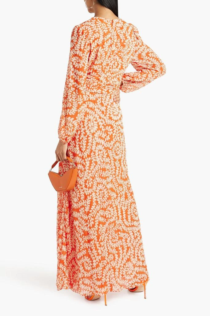 商品Diane von Furstenberg|Alaric wrap-effect printed georgette maxi dress,价格¥842,第3张图片详细描述