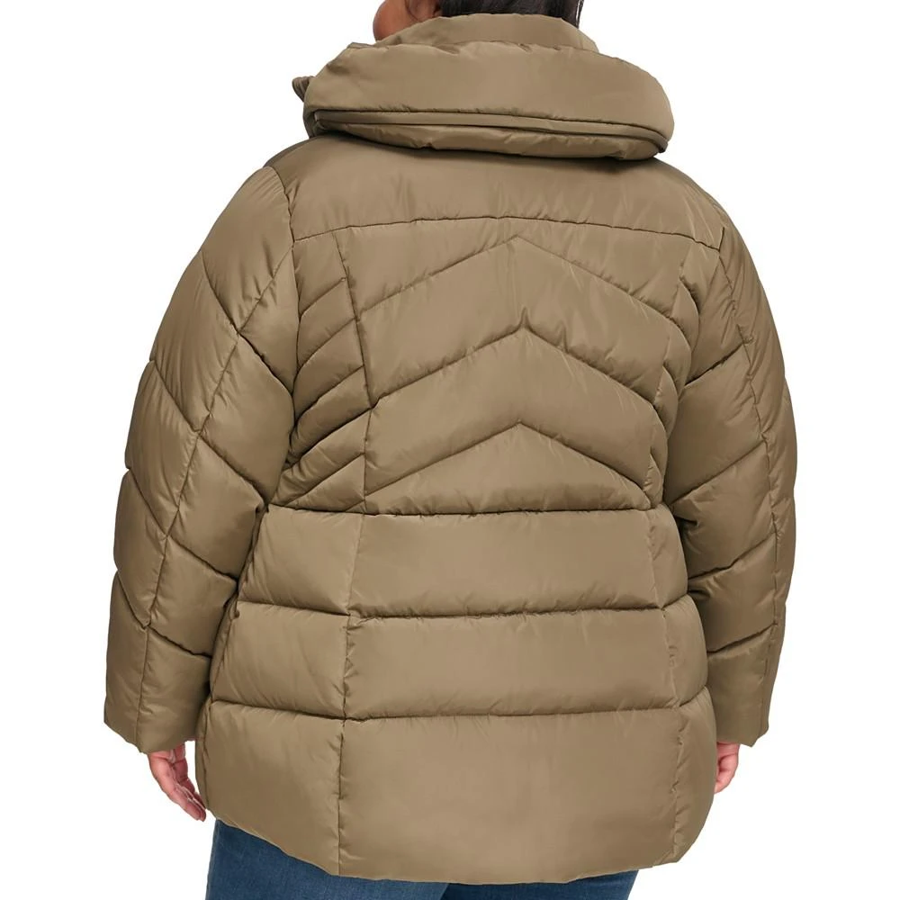 商品Tommy Hilfiger|Women's Plus Size Hooded Puffer Coat,价格¥1212,第2张图片详细描述
