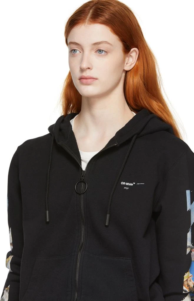 商品Off-White|Black Diag Multicolor Zipped Hoodie,价格¥5689,第4张图片详细描述