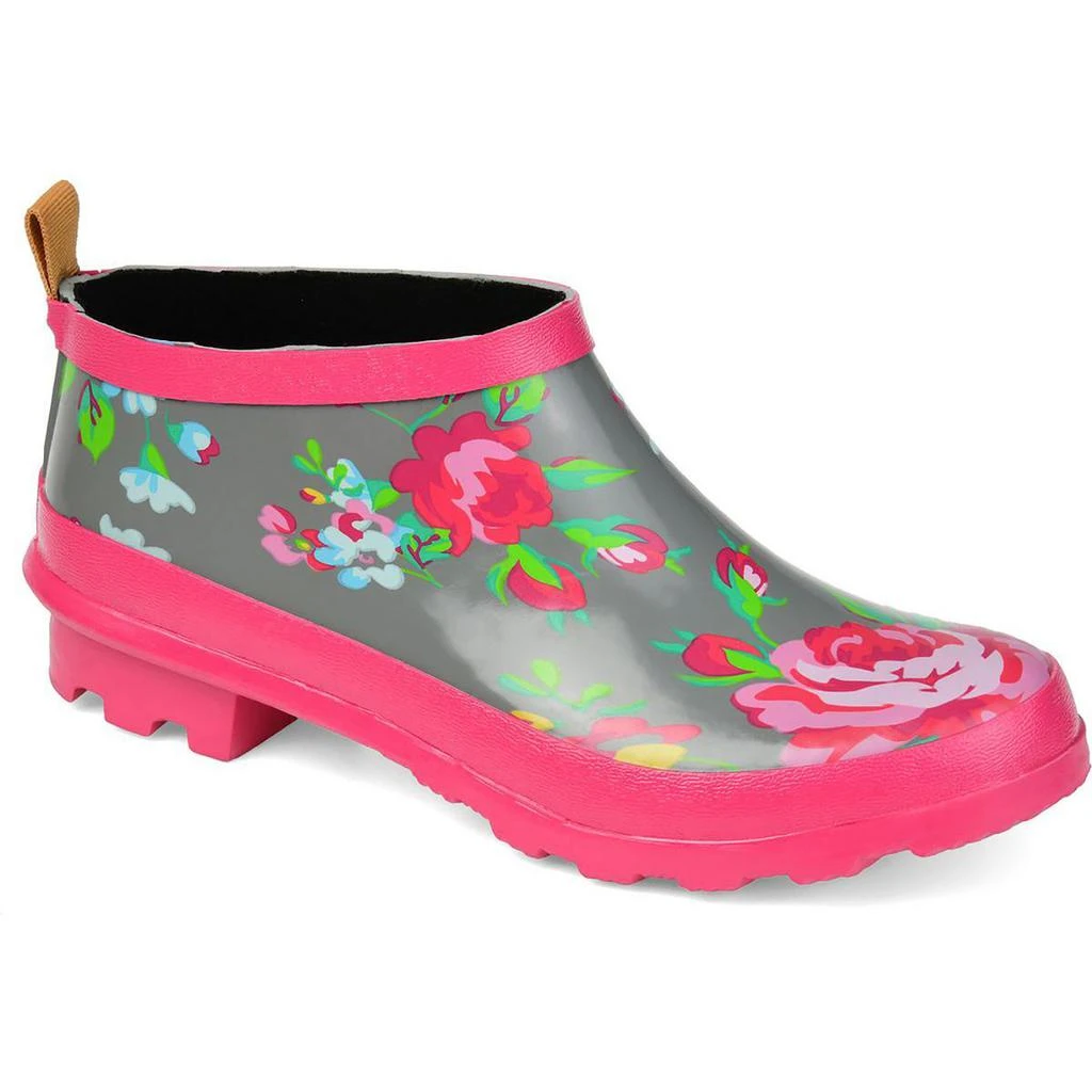 商品Journee Collection|Journee Collection Womens Rubber Slip On Rain Boots,价格¥115,第1张图片