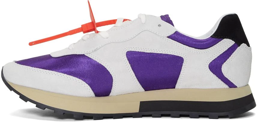 商品Off-White|White & Purple HG Runner Sneakers,价格¥2221,第3张图片详细描述