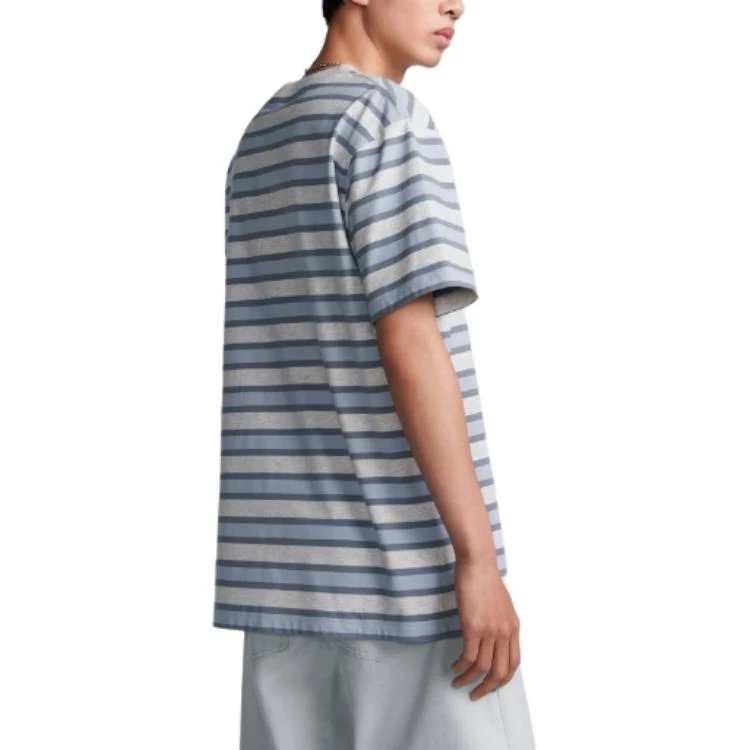 商品[国内直发] Dior|迪奥 SS24 条纹Logo贴标圆领宽松短袖T恤 男款 多色,价格¥4887,第6张图片详细描述