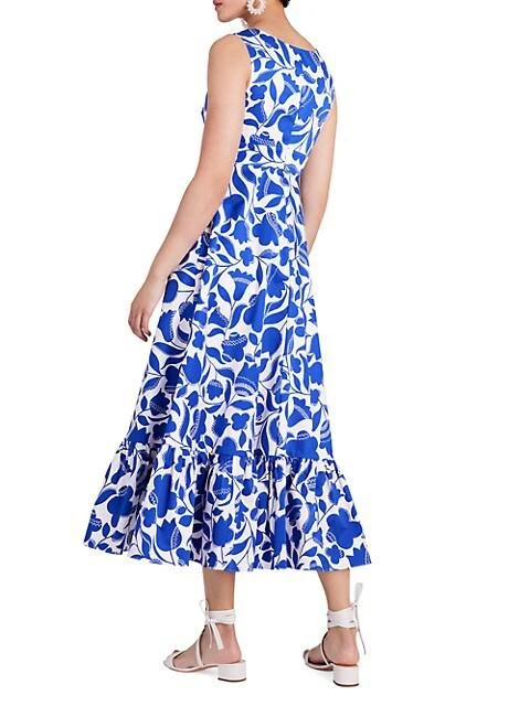 商品Kate Spade|Zig Zag Floral Maxi Dress,价格¥1182,第3张图片详细描述