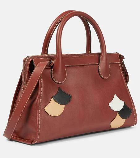商品Chloé|Edith Scalloped Medium leather tote,价格¥18618,第4张图片详细描述