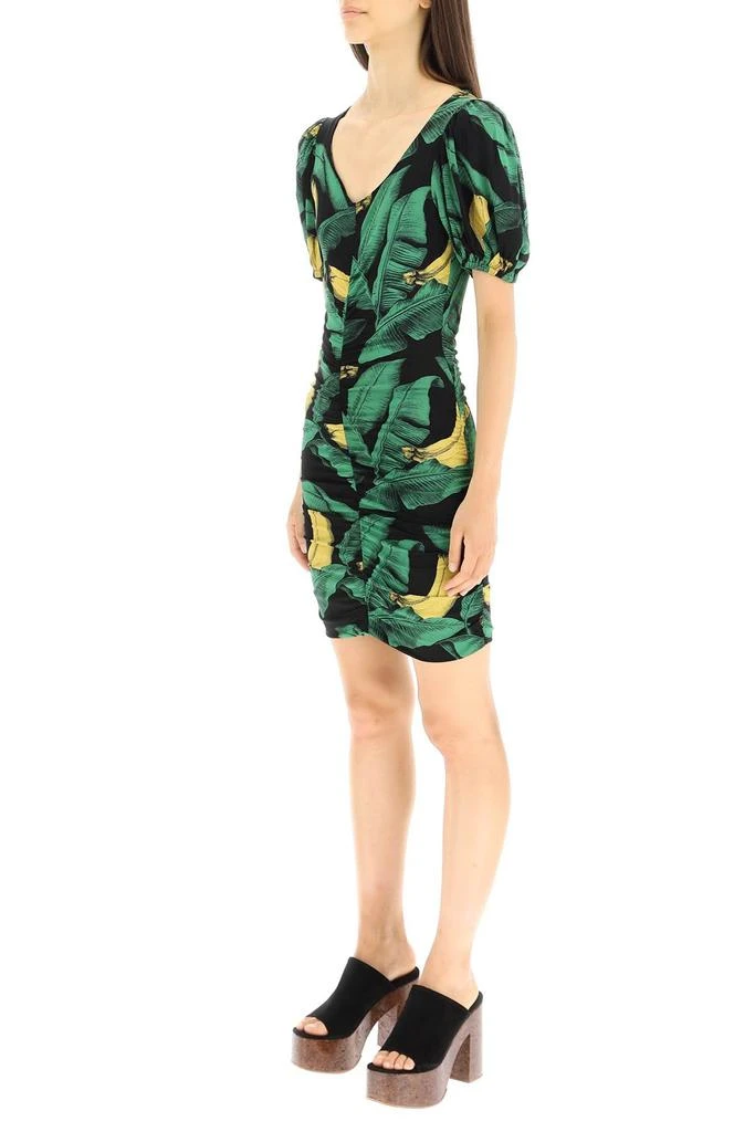 商品Ganni|Ganni ruched jersey mini dress,价格¥1290,第4张图片详细描述