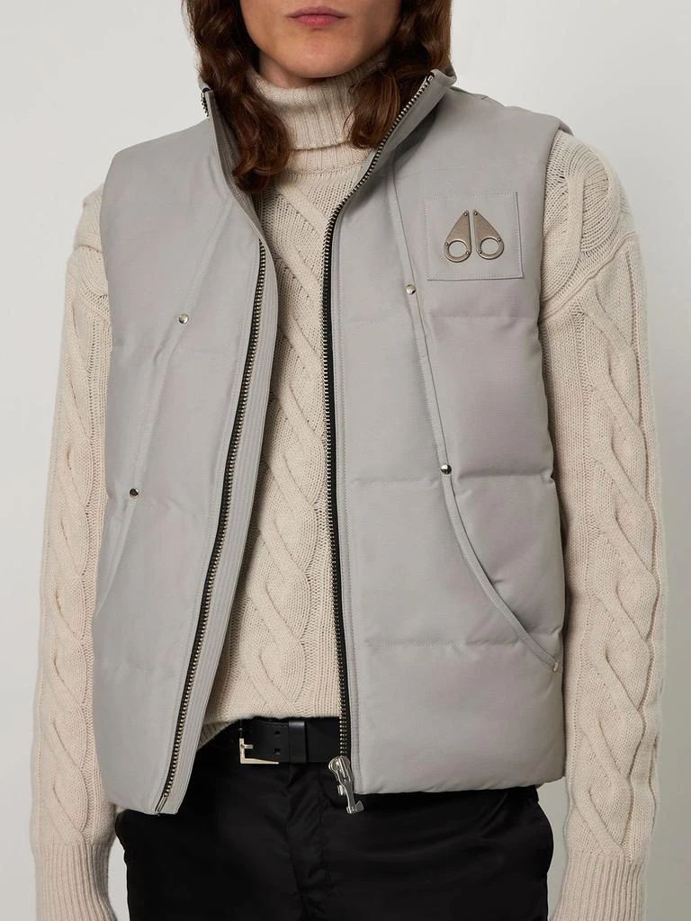 商品Moose Knuckles|Montreal Cotton Blend Down Vest,价格¥4569,第2张图片详细描述