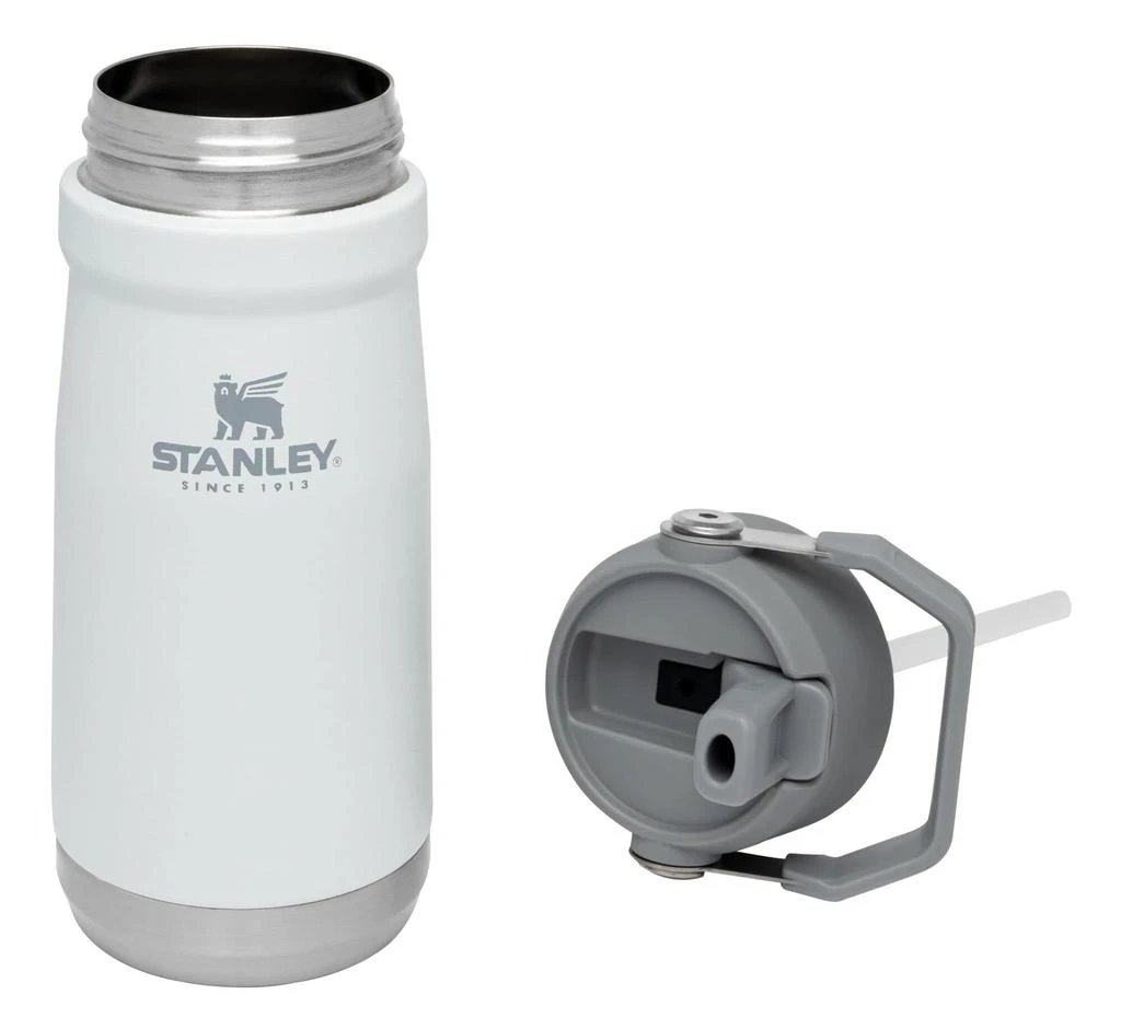 商品Stanley|Stanley IceFlow Stainless Steel Water Jug with Straw, Vacuum Insulated Water Bottle for Home and Office, Reusable Tumbler with Straw Leak Resistant Flip, Polar, 17 OZ,价格¥244,第2张图片详细描述