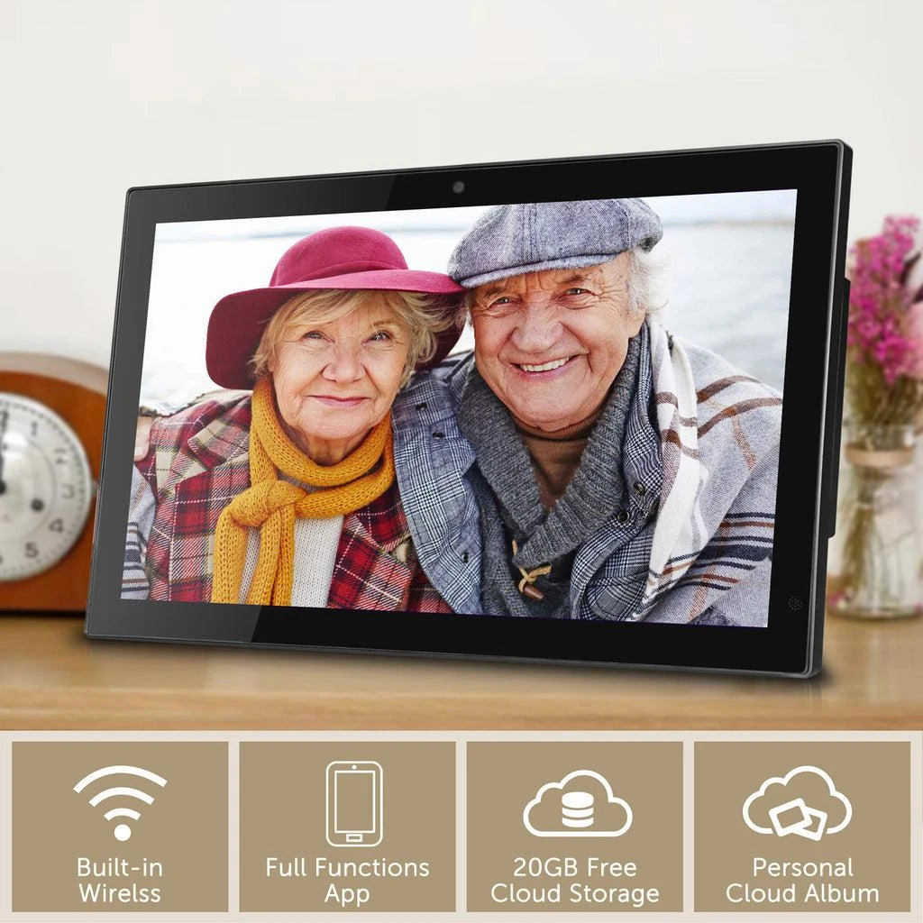 商品Sungale|Cloud Photo Frame, 20GB Cloud Storage, Camera/App Support,价格¥1046,第3张图片详细描述