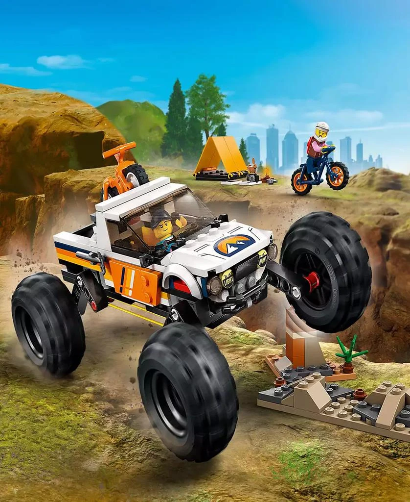 商品LEGO|City Great Vehicles 4x4 Off-Roader Adventures 60387 Toy Building Set with 2 Minifigures and Animal Figure,价格¥149,第3张图片详细描述