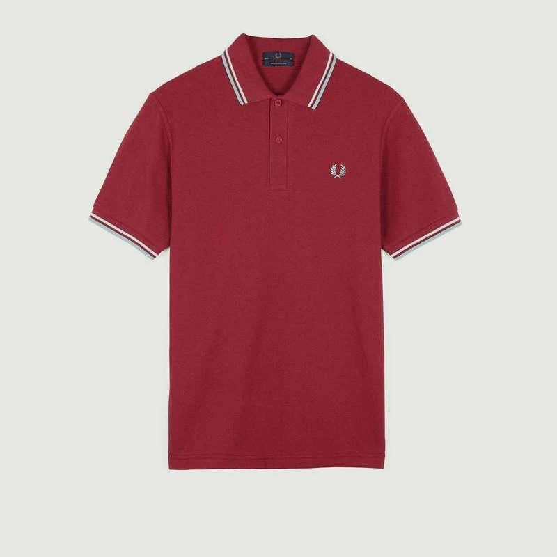 商品Fred Perry|M12 Polo Marroon FRED PERRY,价格¥670,第5张图片详细描述