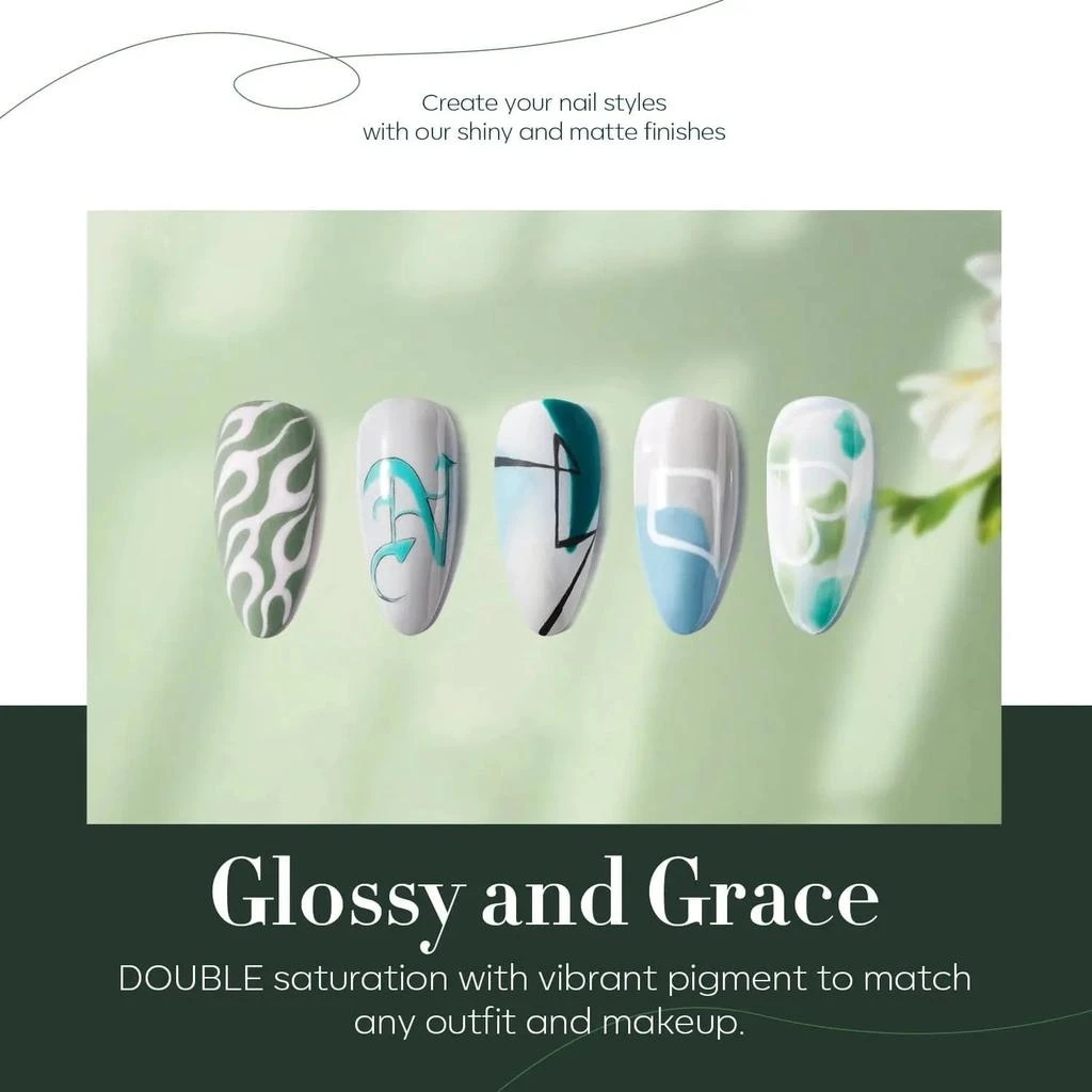 6 Shades Gel Nail Polish Set Collection 商品