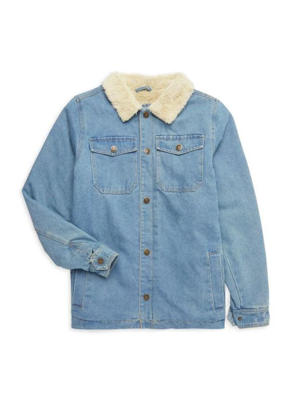 商品Urban Republic|Boy's Faux Fur Denim Jacket,价格¥244,第1张图片