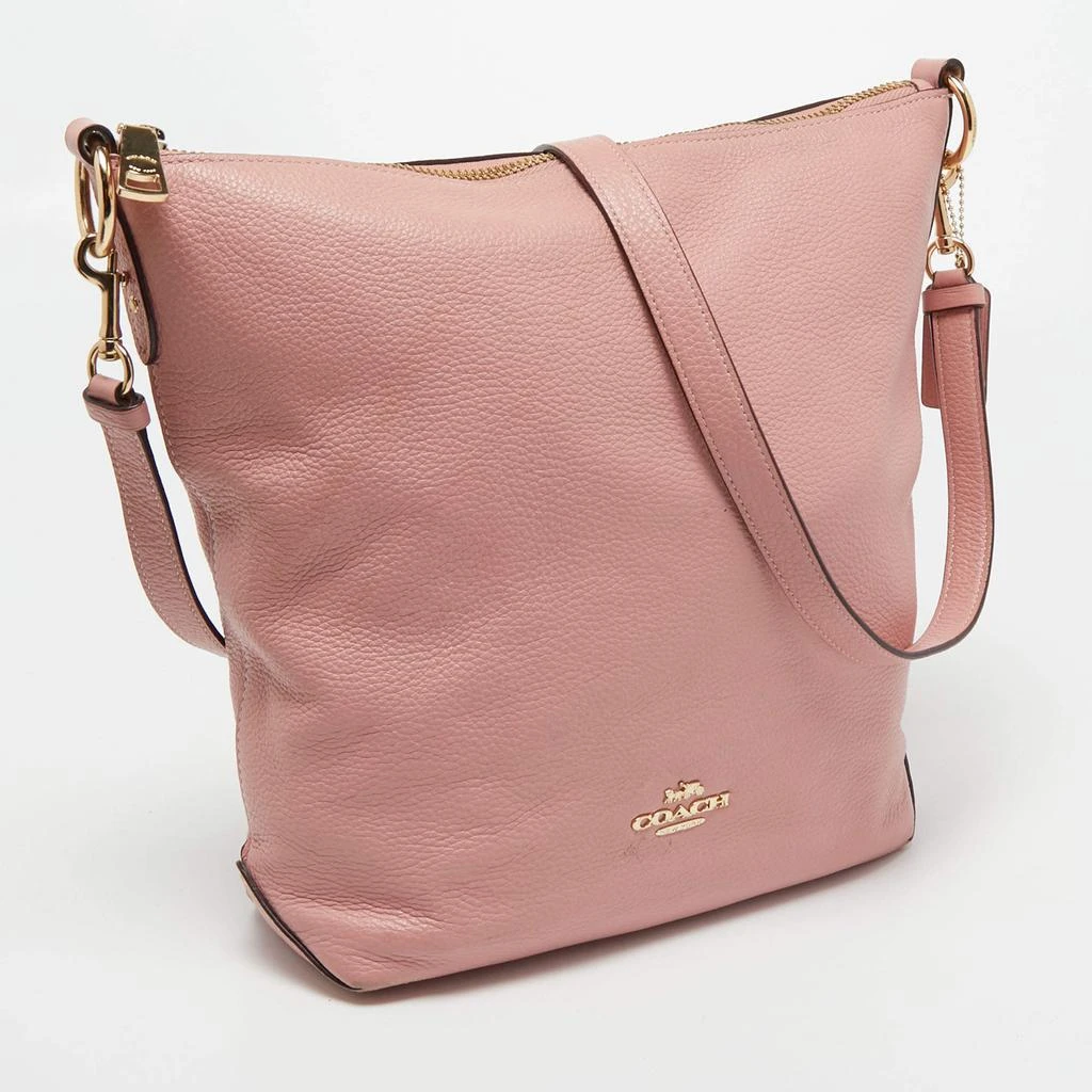 商品[二手商品] Coach|Coach Pink Leather Abby Duffle Crossbody Bag,价格¥1055,第3张图片详细描述