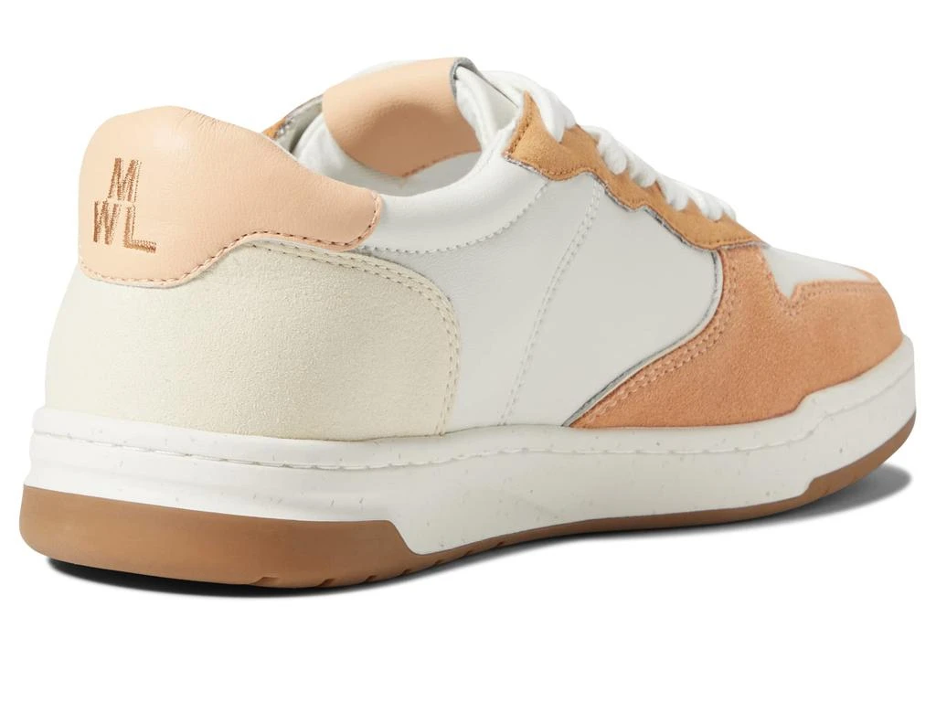 商品Madewell|Court Low-Top Sneakers in Peach Colorblock,价格¥329,第5张图片详细描述