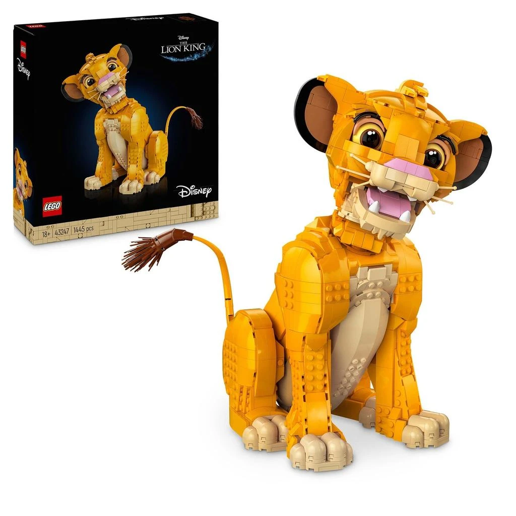 商品LEGO|LEGO | Disney Young Simba the Lion King Set for Adults 43247,价格¥1292,第1张图片