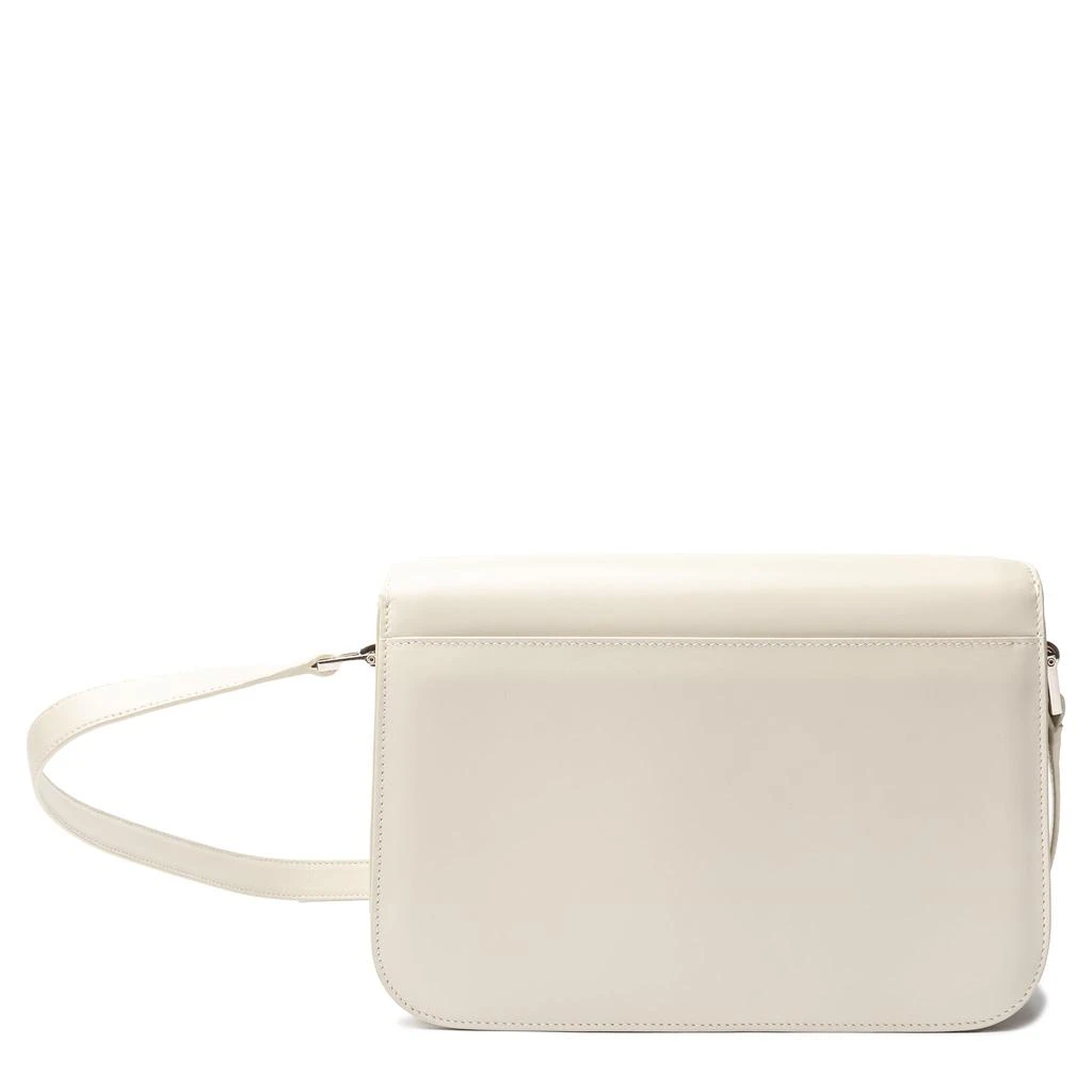 商品Yves Saint Laurent|Saint Laurent Le Maillon Leather White Satchel,价格¥10733,第3张图片详细描述