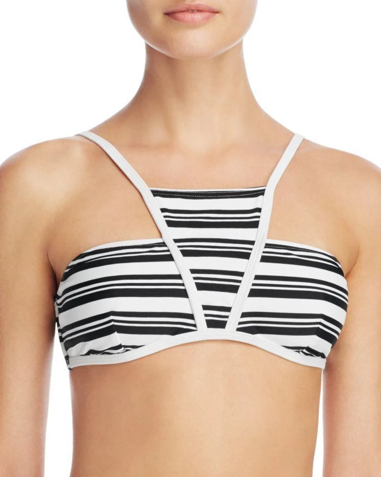 商品MINKPINK|Show Your Stripes Bikini Top,价格¥123,第1张图片