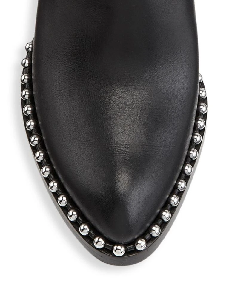 商品Alexander Wang|Gabi Cutout Studded Leather Ankle Boots,价格¥2518,第4张图片详细描述