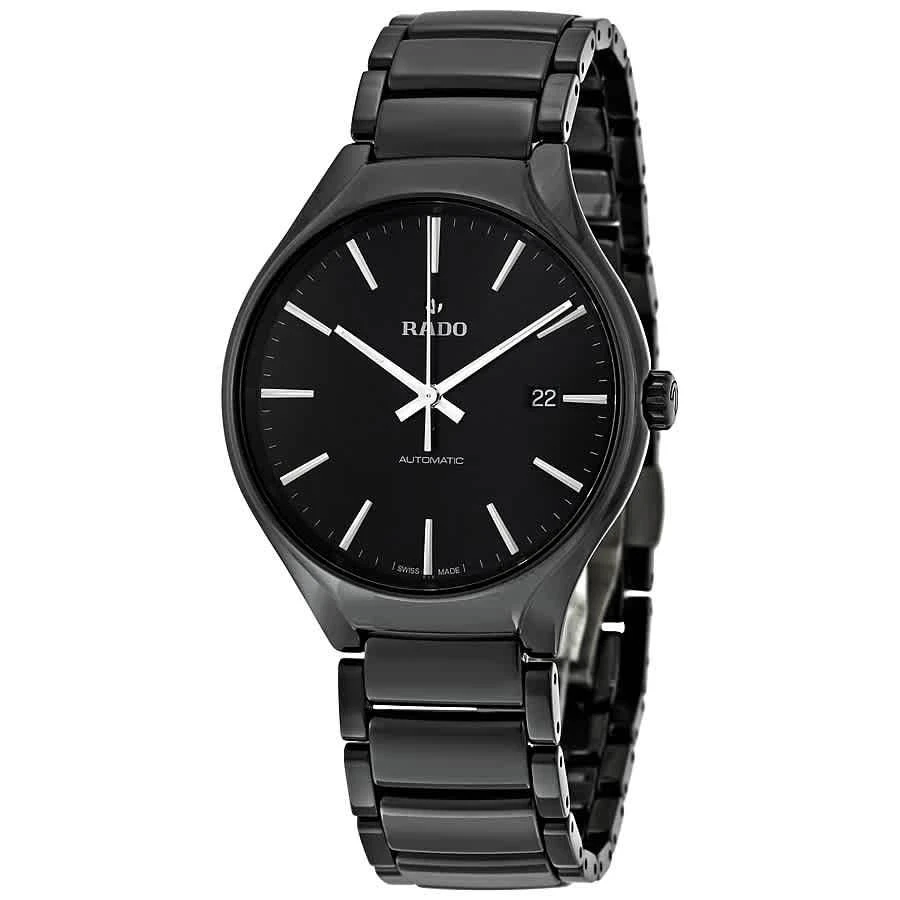 商品Rado|True Automatic Black Dial Black Ceramic Men's Watch R27056152,价格¥10120,第1张图片