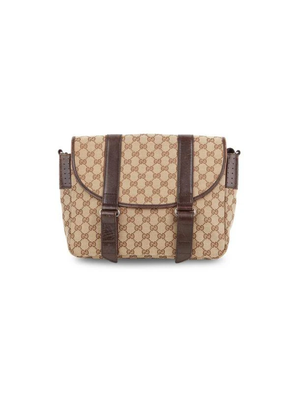 商品[二手商品] Gucci|GG Canvas Crossbody Bag,价格¥5246,第1张图片