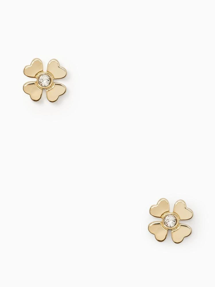 商品Kate Spade|dainty sparklers 4 leaf clover studs,价格¥141,第1张图片