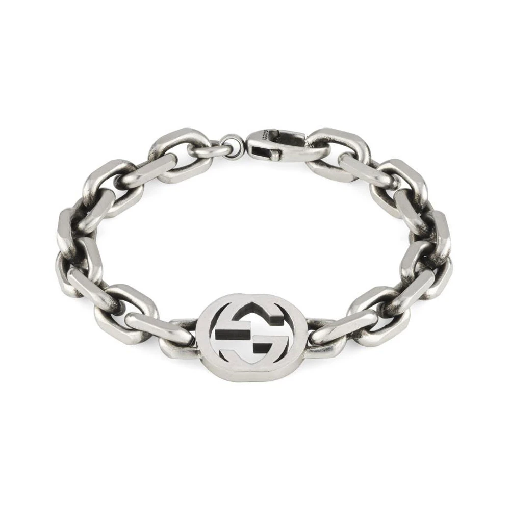 商品Gucci|GUCCI 女士银色手链 YBA627068001,价格¥2299,第1张图片