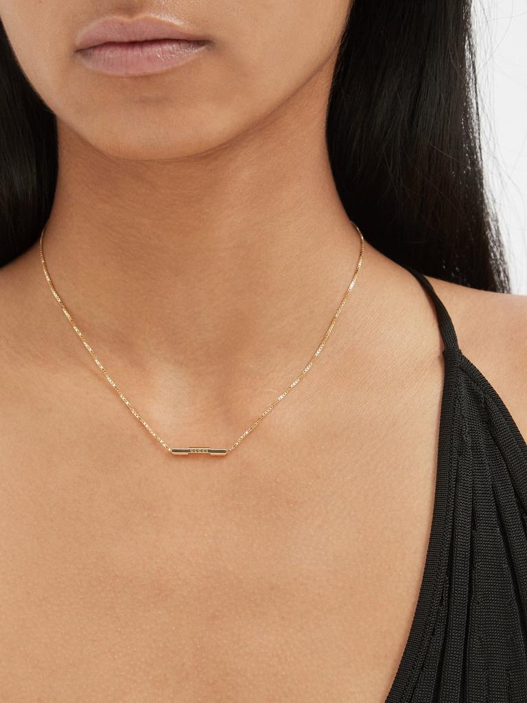 Link to Love bar 18kt gold necklace商品第2张图片规格展示