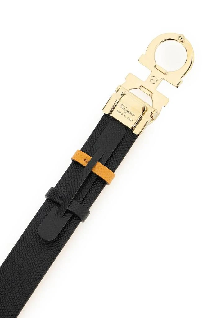 商品Salvatore Ferragamo|Salvatore Ferragamo Gancini Buckle Reversible Belt,价格¥2083,第3张图片详细描述