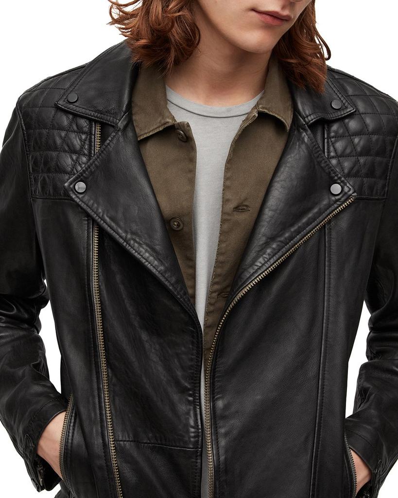 Conroy Leather Biker Jacket商品第6张图片规格展示