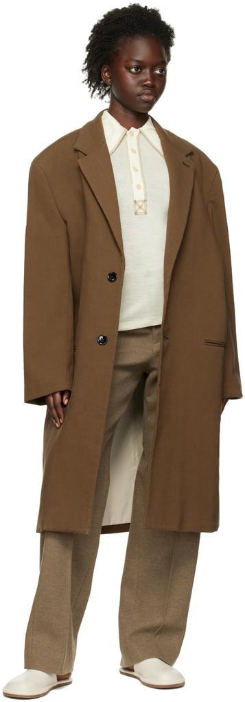 商品Lemaire|棕色 Chesterfield 大衣,价格¥4787,第6张图片详细描述