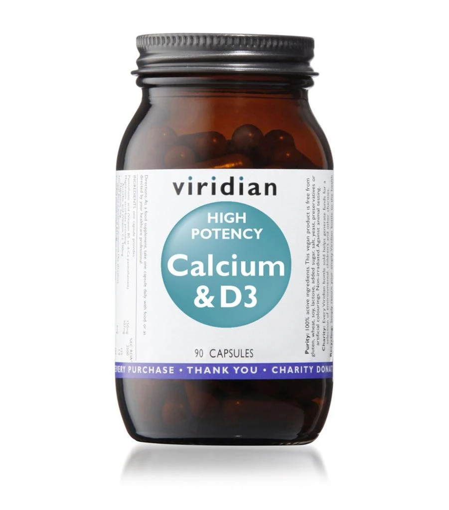 商品Viridian|High Potency Calcium & Vitamin D3 Supplement (90 Capsules),价格¥330,第1张图片
