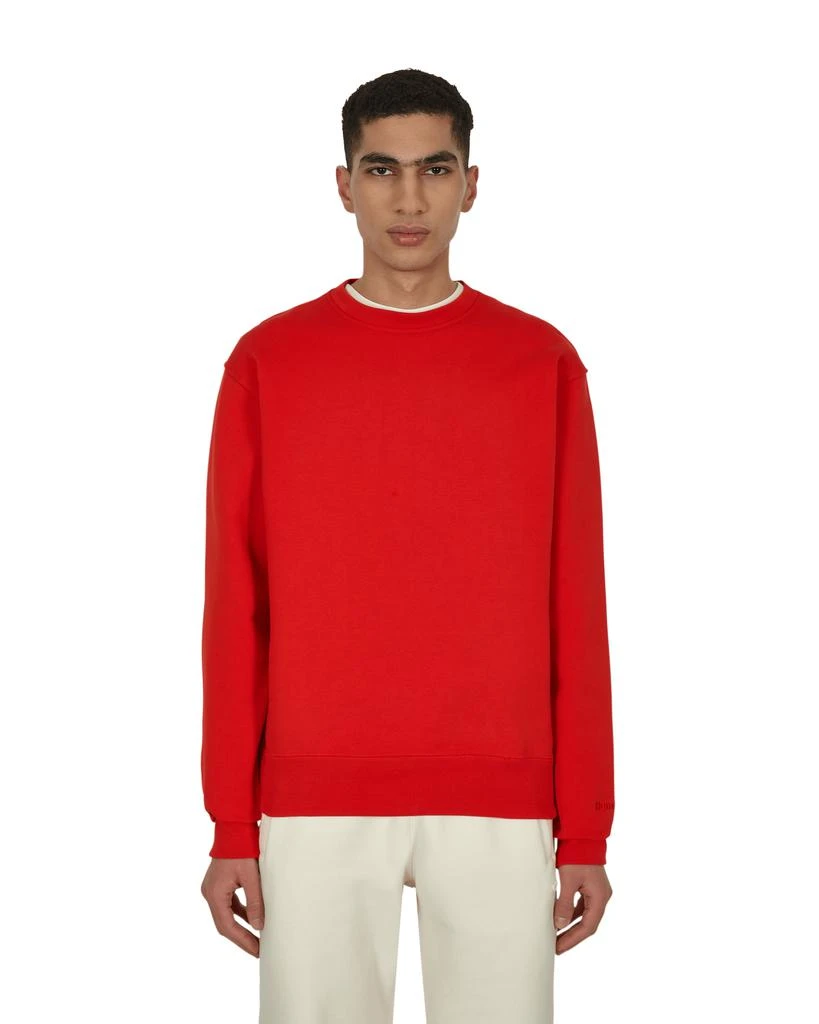 商品Adidas|Pharrell Williams Basics Crewneck Sweatshirt Red,价格¥456,第1张图片