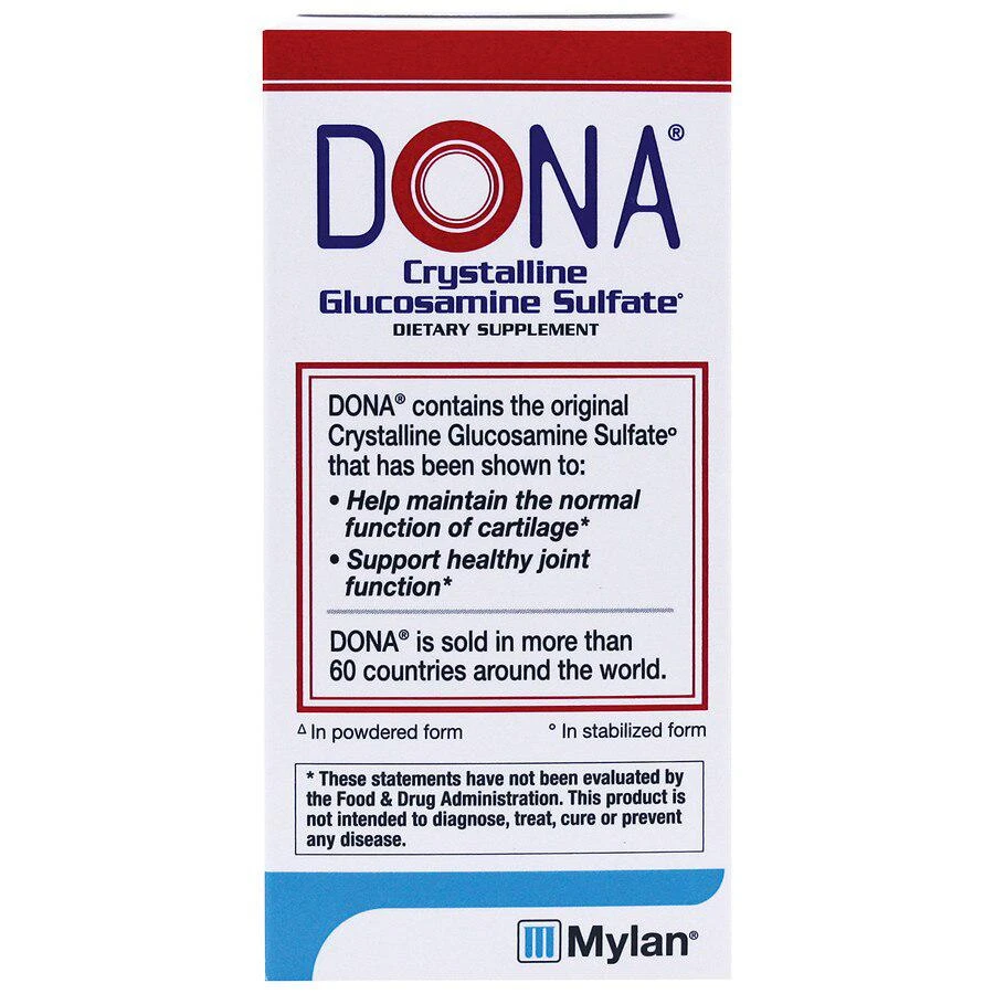 Crystalline Glucosamine Sulfate, 750 mg 商品