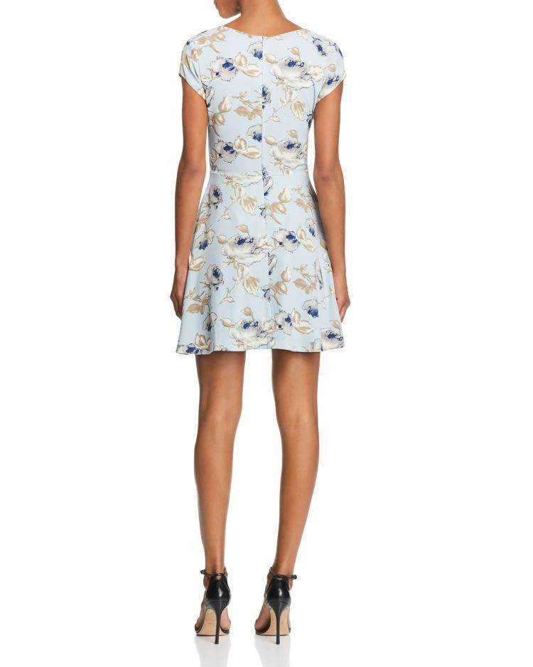 商品AQUA|Tie Detail Floral Print Dress - 100% Exclusive ,价格¥661,第2张图片详细描述