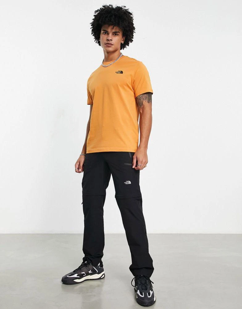 商品The North Face|The North Face Simple Dome t-shirt in orange Exclusive at ASOS,价格¥259,第4张图片详细描述