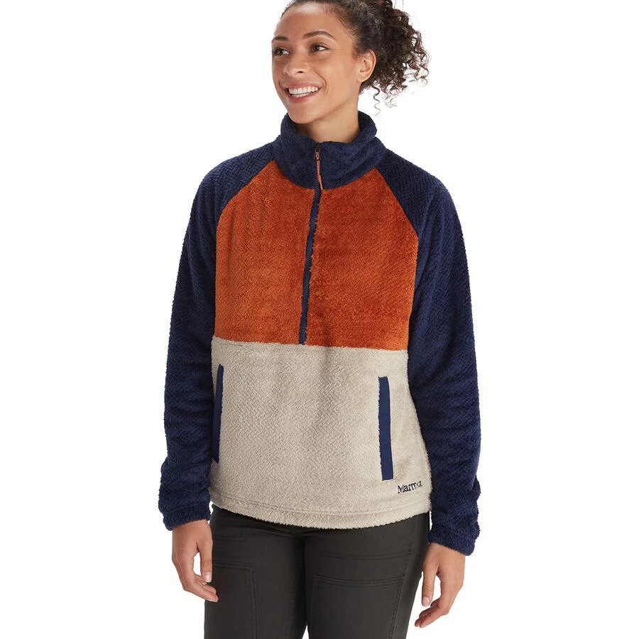 商品Marmot|Homestead Fleece 1/2-Zip Pullover - Women's,价格¥374,第1张图片