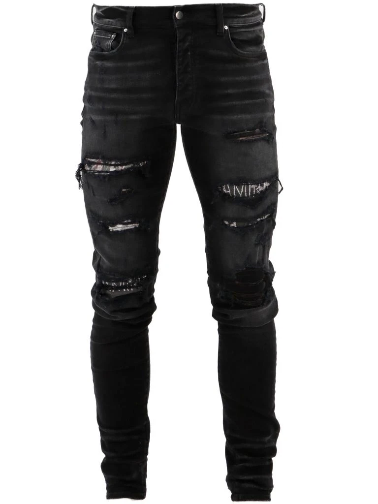 商品AMIRI|Black Hibiscus jeans,价格¥5313,第1张图片