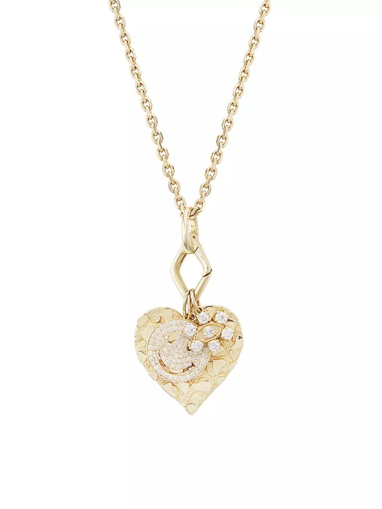 商品Sydney Evan|Multi-Charm 14K Gold & Diamond Necklace,价格¥56464,第1张图片
