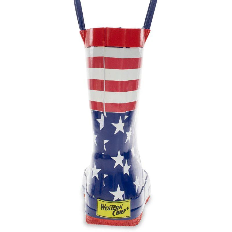 商品Western Chief|Kids Old Glory Rain Boot 10 TODDLER,价格¥151,第2张图片详细描述