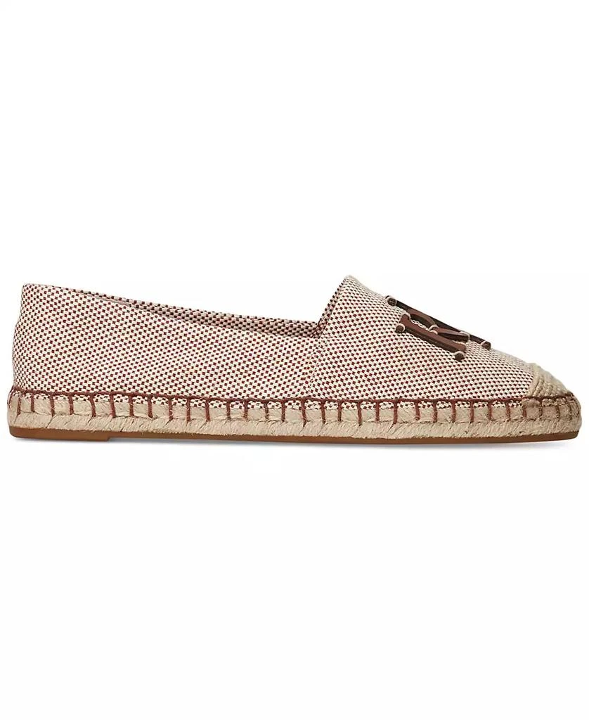 商品Ralph Lauren|Women's Cameron Logo Slip-On Espadrille Flats,价格¥932,第2张图片详细描述